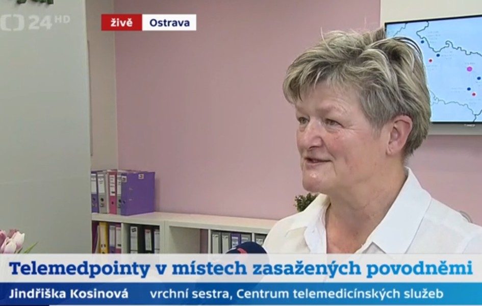 Telemedpointy v místech zasažených povodněmi